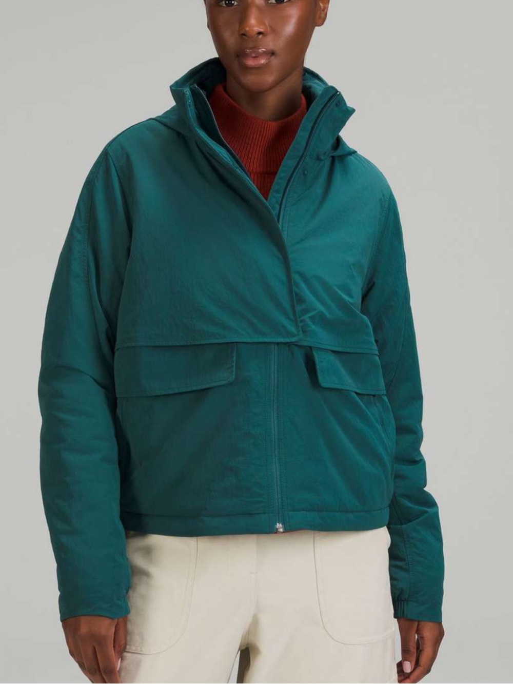 Lululemon Always Effortless Insulated Jacket
Green Jasper Size 10 Rain Coat